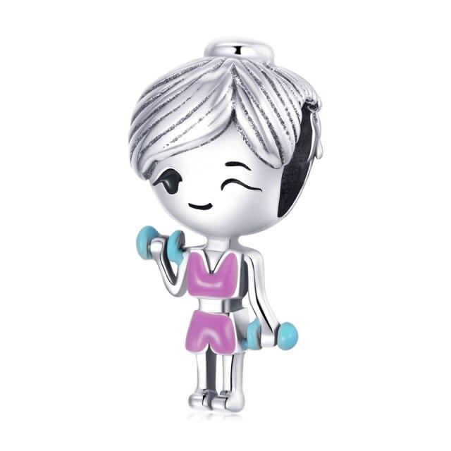 Sterling Tone Family Home Eiffel Tower Camera Travel Dream Coffee Cup Shoes Charm Fit Charm Bracelets Diy JewelryFashion Charm