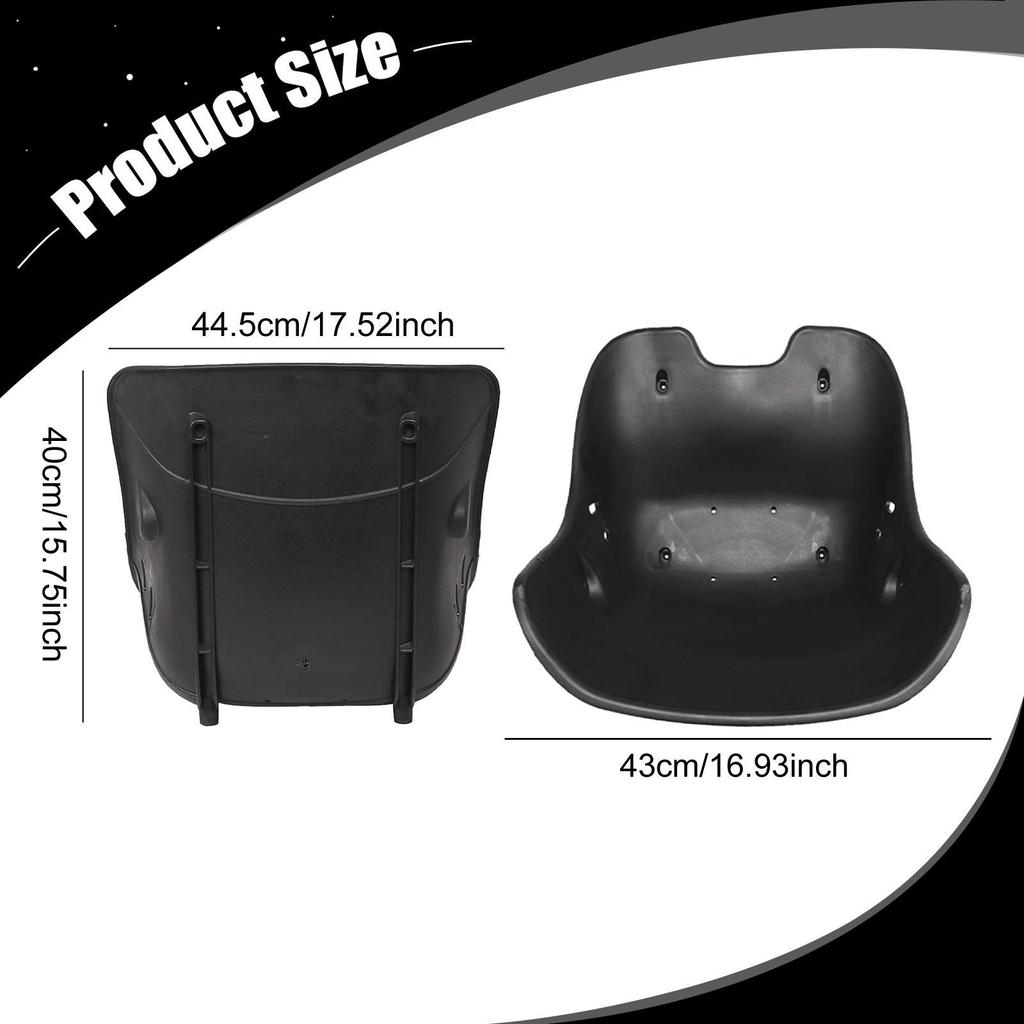 Go Kart Seat Replacement Elegant Sturdy DIY Upgrade Backrest Saddle Cart for Balancing Vehicle
