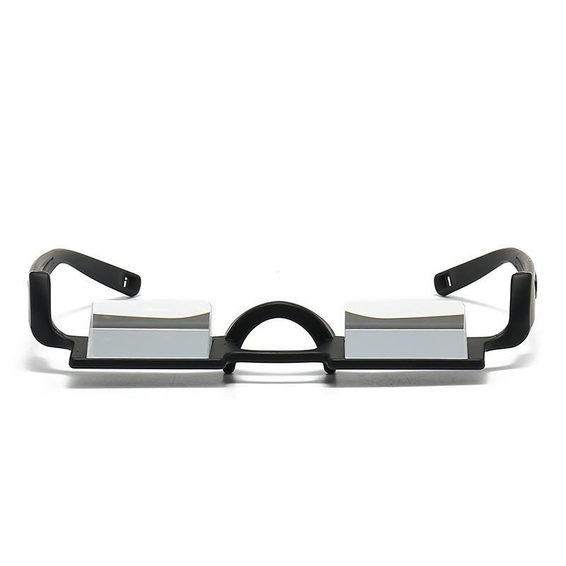 HD Lazy Refraction Glasses, Horizontal View Lie Down Eyeglasses, Outdoor Functional Safety Spectacles for Climbing Mountaineering