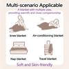 [1pc Castlevania Vampire Group Blanket] All-Season Blanket - Cozy Blanket for Sofa Couch Home Decoration, Digital Printed Nap Blanket