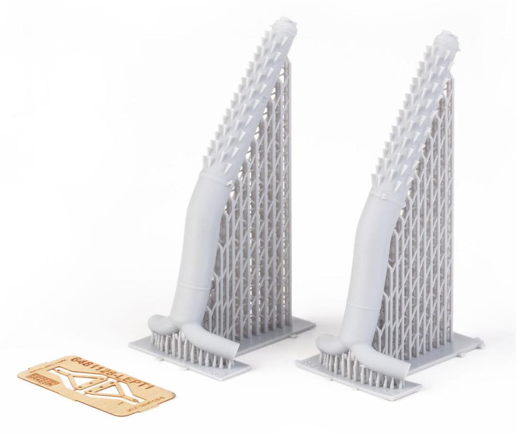 Эдуард 1/48 DB-7B Бостон III Пламегасительный выхлопной патрубок (для HK Models) Детали для пластиковой модели EDU6481128 (Самолет)