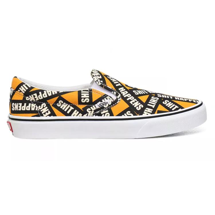 Vans Дерьмо случается Классические слипоны Оранжевые VN0A4U38WTX