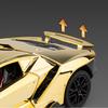 1/24 Lamborghini LP770-4 Alloy Electroplated Sports Car Model Diecasts Metal Racing Super Car Vehicles Model Sound Light Kids Toy Gift