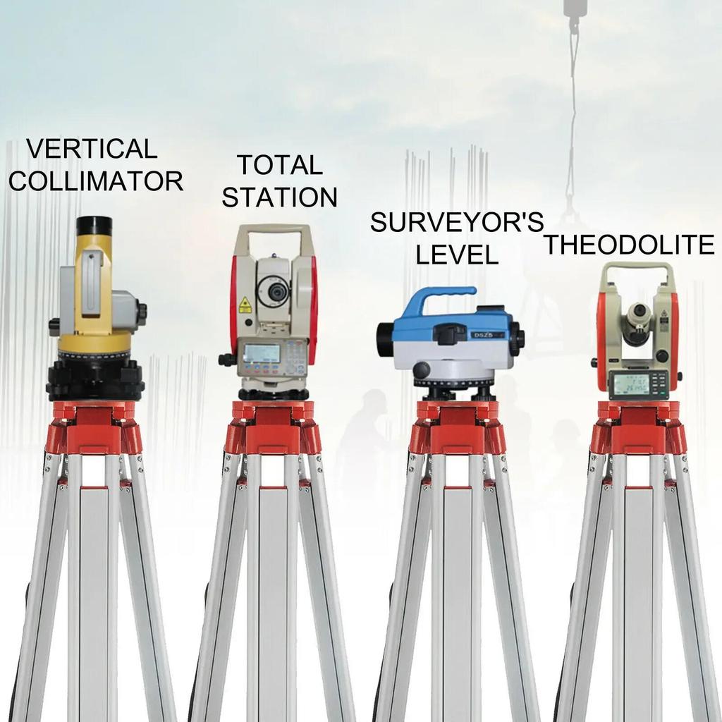 Universal Support for Laser Level Gauge Adjustable Height Range from 1.04 to 1.65 Meters + 5-Meter Measuring Device