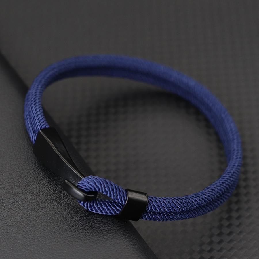 Double Milanese Rope Bracelet Men Black Easy Hook Braclet Wristlet Jewelry Male Armband Accessories Gift Pulseira