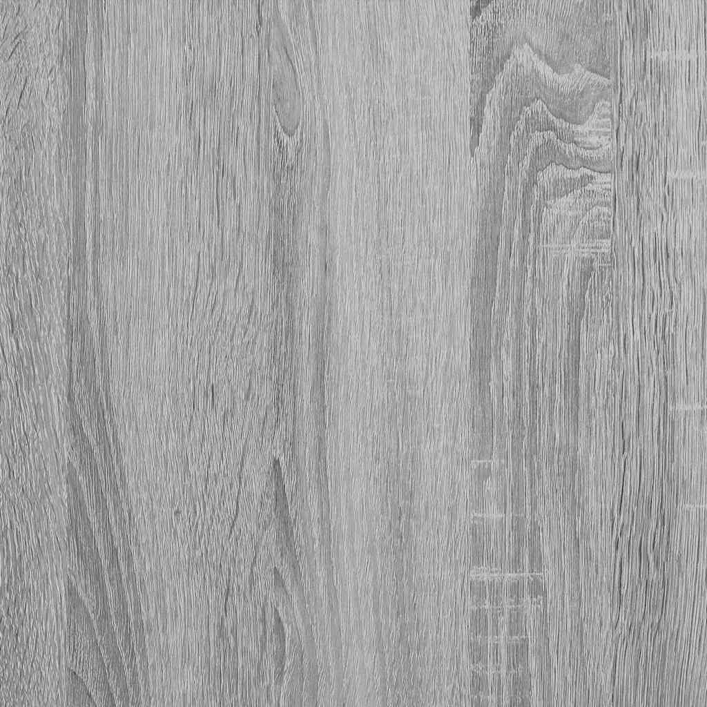 Vidaxl Biurko Z Półkami, Szary Dąb Sonoma, 100X45X140 Cm