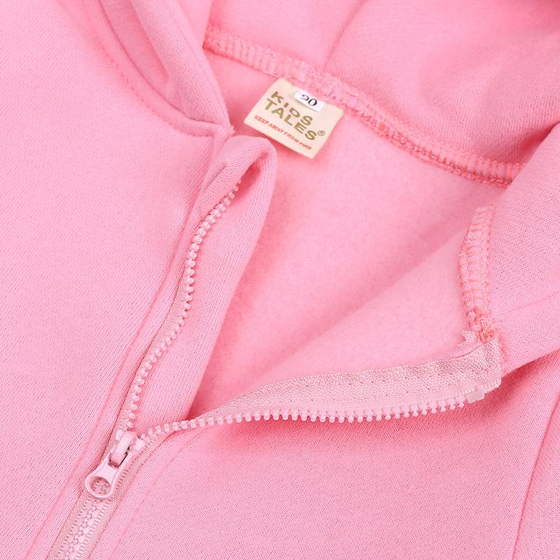 Новые осенне-зимние детские ромперы однотонные детские костюмы мальчики комбинезон комбинезон хлопок малыш девочки с капюшоном одежда