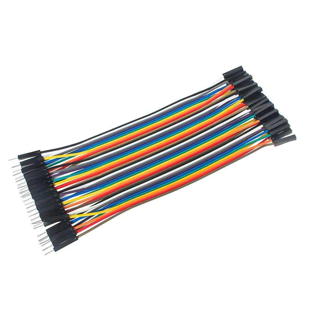 40PCS 10CM 15CM DuPont Line 40Pin Female To Female, Male To Male, Male To Female Wires Cables DIY Breadboard Kit