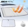 SEAMETAL Car Windshield Sun Shade Covers Front Window Sunscreen Sun Visors Heat Insulation Sunshade Parasol for Car