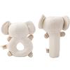 Кольцо Promise Babe Ring Stick Rattle Toy, погремушка, игрушка для младенцев, игрушка из ткани для младенцев, слон, органический хлопок, подарок для младенцев, развивающая игрушка, подарок для новорожденных детей