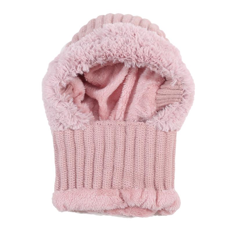 Autumn Winter Hats For Women Men Windproof Protection Ear Scarf Knit Cap Thick Warm Knitted Hat