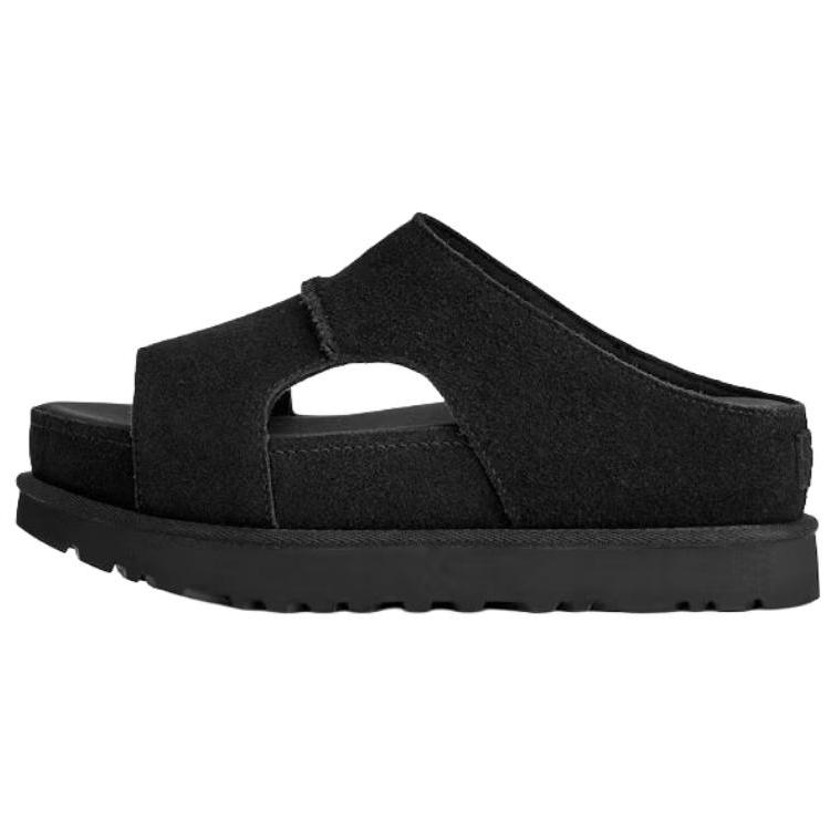 UGG Износостойкие шлепанцы для скольжения Женские Черные 1175132-BLK