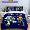 Toy Story Friendship Print 3Pcs Bedding Setduvet Cover With 2 Bedropillowcase Home Birthday Gift