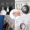 10 шт. Универсальный большой клейкий крючок, сверхпрочный крючок, настенный крючок-вешалка, большая водонепроницаемая вешалка для отеля, ванной комнаты