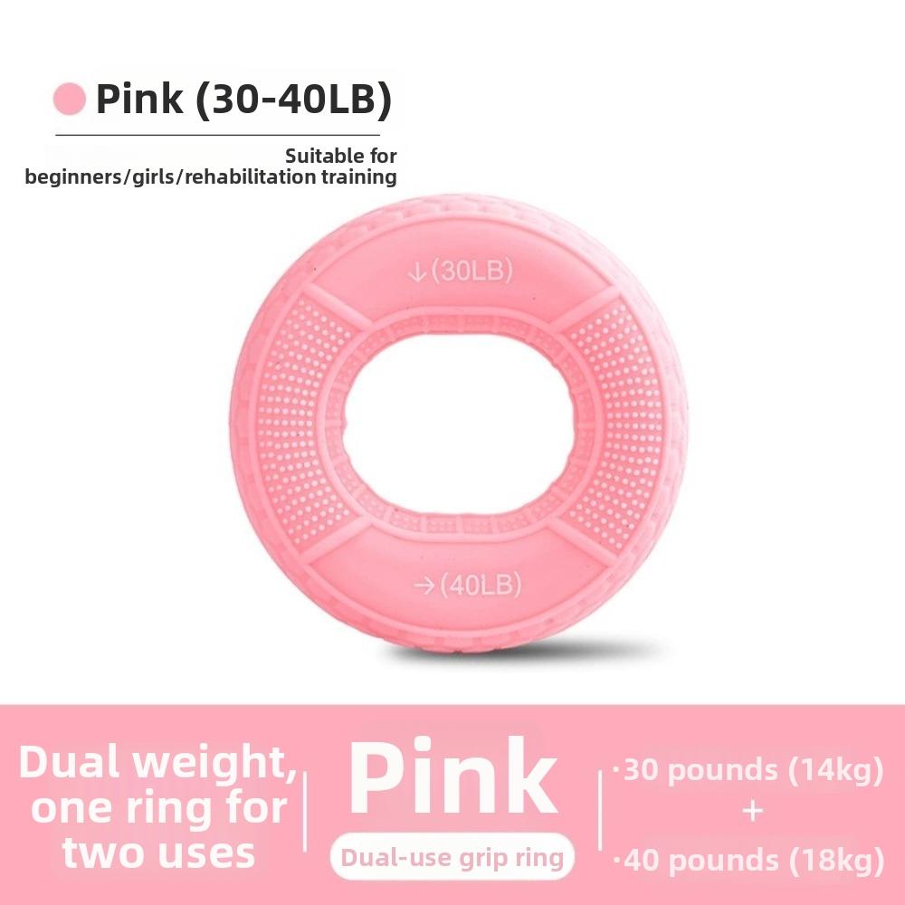 Finger Grip Circle Silicone Finger Grip Double Strength Training Ring Hand Strengthener For Adults
