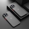 Роскошный противоударный матовый чехол для телефона Iphone 13 12 11 Pro Max Xr Xs X 7 8 Plus Se 2020 2022, мини-бампер, жесткий прозрачный чехол из ПК