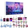Kpop Охотники на демонов Руми Мира Зои Фигурка Саджа Мальчики Рождественский календарь обратного отсчета Модный брелок-сюрприз Акриловая подвеска Подарок