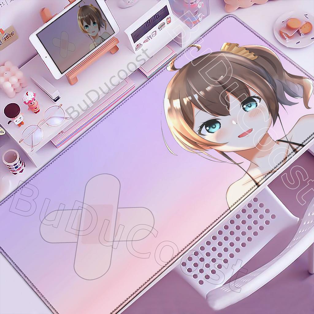 Natsuiro Matsuri Милый Коврик для Мыши Ноутбук Большой Hololive Игровой Коврик для Клавиатуры ПК Кавайная Аниме Девушка Коврик для Мыши XXL Игровой Шкаф Настольный Коврик
