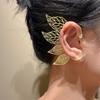 Mori Style Retro Leaf Wing Ear Cuff - No Piercing Required, Elf Fairy Design