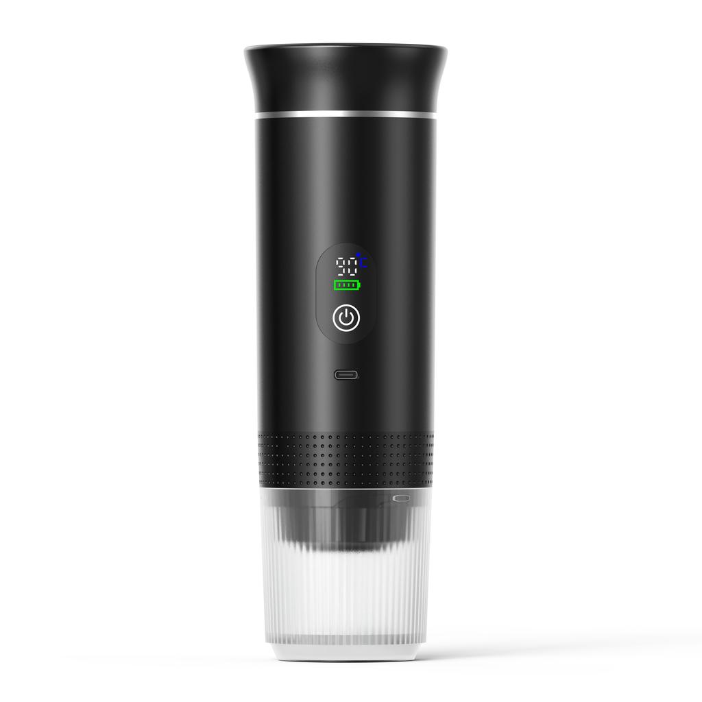 Портативная электрическая эспрессо-кофемашина с цифровым дисплеем 3-в-1 капсульная кофеварка для автомобиля и дома, кофеварка для кемпинга