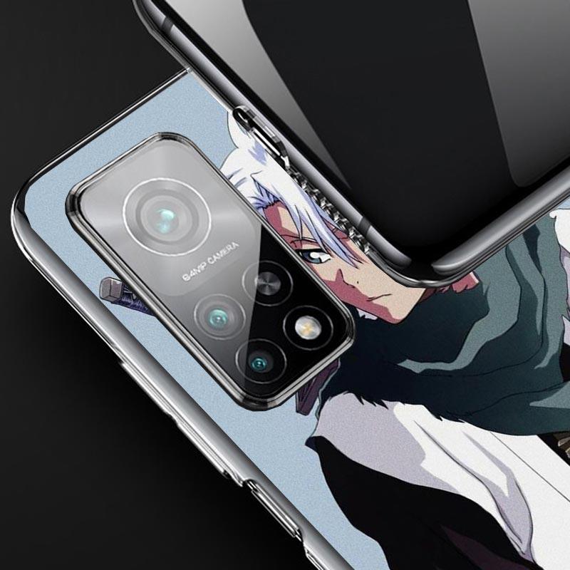 Bleach Hitsugaya Toushirou Phone Case For Xiaomi Redmi Note 10 11 12 13 14 15 Pro Plus 11S 12S 14S 11T 11E 10S Soft TPU Back Cov