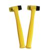 Rubber Mallet Hammer,Double-Faced Soft Hammer with Ergonomic Shaped Anti-Shock/Slip Handle for Jewelry Leather Crafts Woodworking