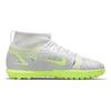 Nike Детские кроссовки Mercurial Superfly 8 Academy TF GS Metallic Silver Volt Белый Черный CV0789-107