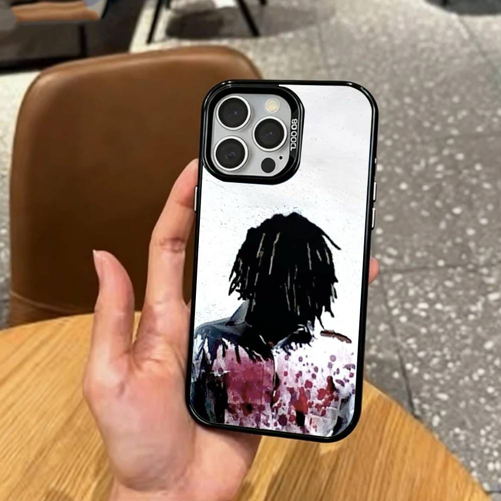 K-Ken C-Carson Больше Хаоса Чехол Для Телефона Для iPhone17,16,15,14,13,12,11 Plus,Pro Max Цветной Посеребренный Внутренний Чехол