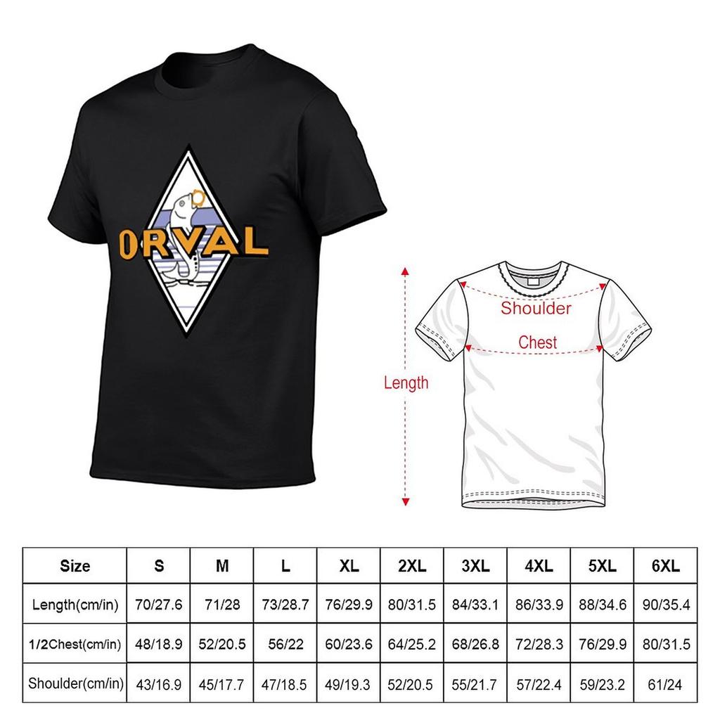 Новая футболка с логотипом Orval футболки тяжелые футболки милая одежда мужская одежда