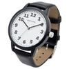 Fieldwork Women's Analog Watch with Leather Strap, Simple and Easy To Read, Alamo Black, ST293-4