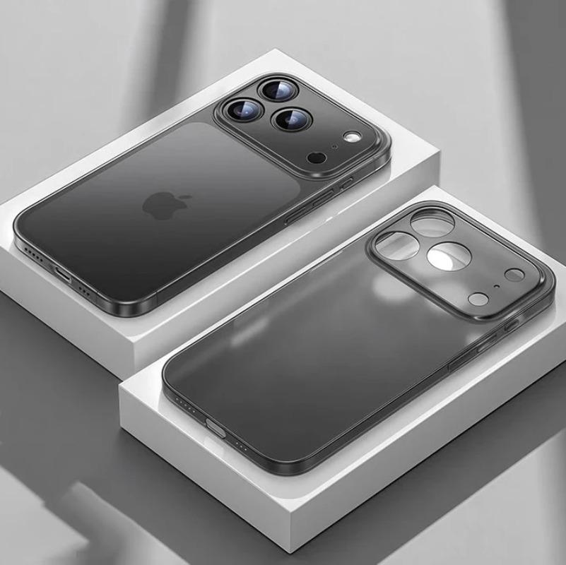 Роскошный Ультратонкий Жесткий Матовый PP Чехол 0.3MM для iPhone 17 Air 16 15 14 Plus 13 12 11 17 Pro Max Прозрачный Ударопрочный Тонкий Чехол