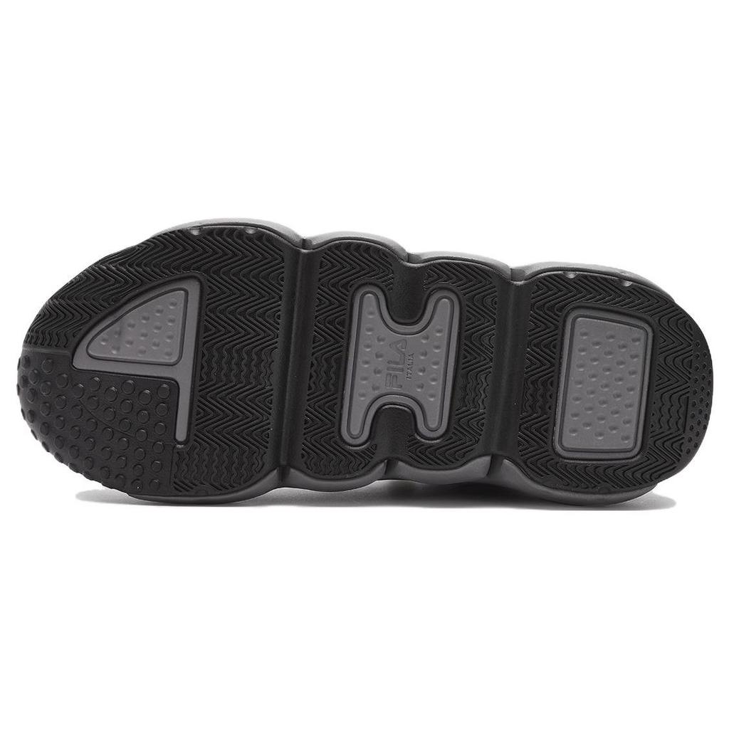 Fila Панини Удобные Универсальные Ретро Баскетбольные Кроссовки с Высоким Верхом Мужские кроссовки Черно-Серые F12M412111FCF
