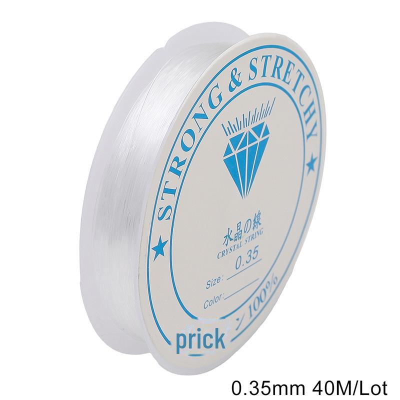 Прозрачная неэластичная кристальная леска для самостоятельного изготовления бисера и аксессуаров для ювелирных изделий