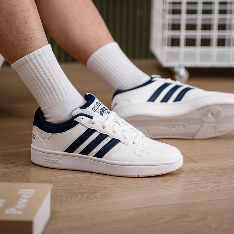 adidas Мужские повседневные баскетбольные кроссовки KI1058 с низким верхом
