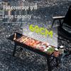 SMVP Folding Stainless Steel BBQ Grill