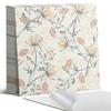 Set of Printed Vinyl Tiles - Bedroom Decoration Floral Pattern on a 9x30x30 cm Background