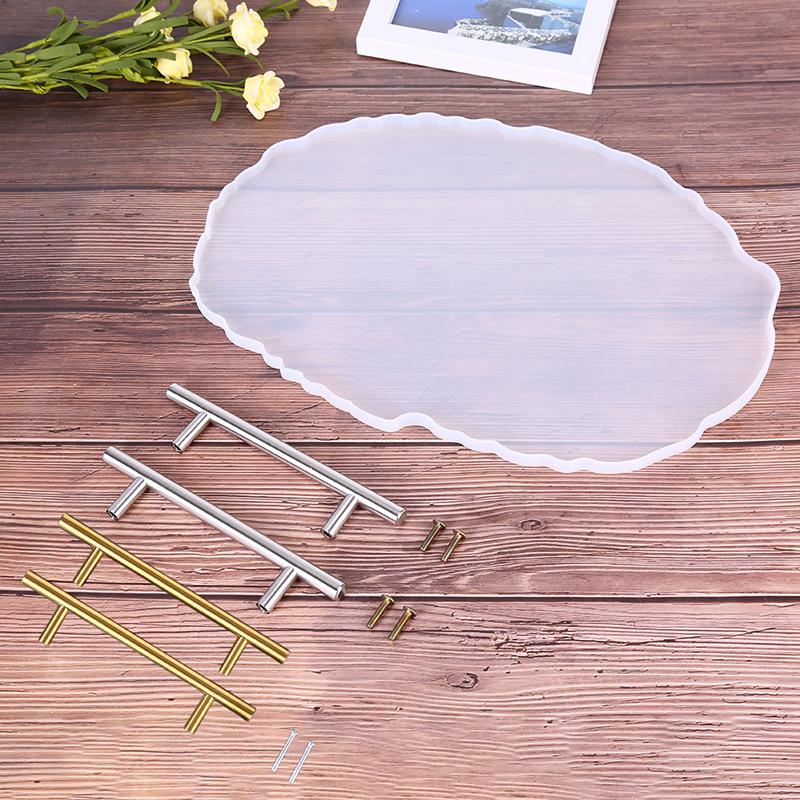 Набор форм для эпоксидной смолы Diy, подставка для чашки, держатель для подноса для чая, силиконовая форма