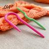 Crochet Accessory 3/4Pcs U/V-Shaped Plastic Cable Needles, Multi-Size Stitch Holders, Needle Bent Knitting Needles for Scarf Sweater Patterns Set