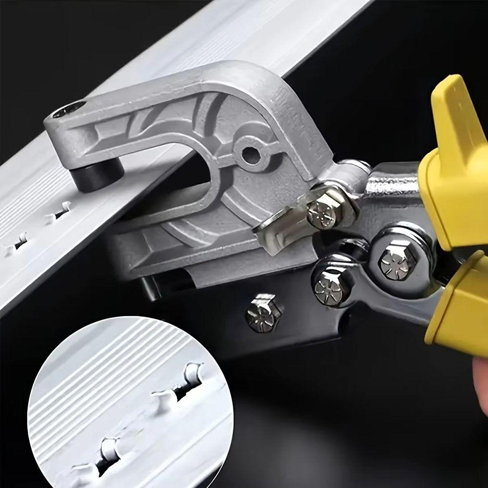 1Pcs Punch Lock Ceiling Punching Pliers Flat Mouth Stud Crimper Keel Forceps Wrench  Punching Tool