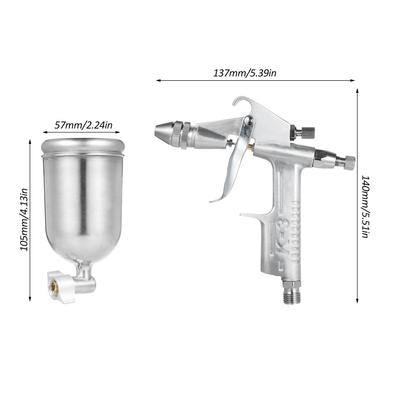 Мини-распылитель низкого давления большого объема, распылитель воздушной краски с соплом 0,5 мм, емкостью 150 куб.см.