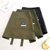 Single Item Restaurant Waitress Apron for Women with Extended Waist and Strong Seams in Canvas Material