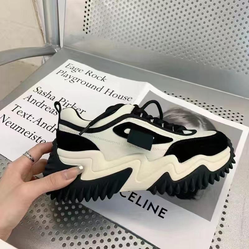 Папины кроссовки женские осенне-зимние новые универсальные высокоценные повседневные туфли на толстой подошве легкие спортивные туфли, взрывной рост и это со