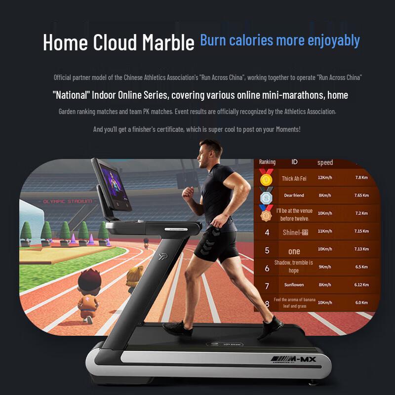 YPOO MX Marathon Treadmill CN plug (adapter included)