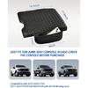 Center Console Cover Compatible With 2015-2025 Ford F150, 2017-2025 F250 F350 F450 With 40/20/40 Jump Seat, Leather Armrest Cover Middle Console