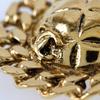 CHANEL COCO Mark Earring Matelasse Chain vintage Plated Gold 19.1g Women Used