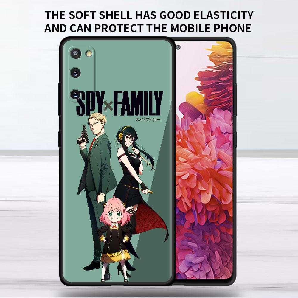 Мягкий чехол для Samsung Galaxy Note 20 Ultra 10 Plus Lite A50 A70 A20 A40 A20e 9 8 A60 A10e Funda, чехол для телефона SPY×FAMILY Anime Sac