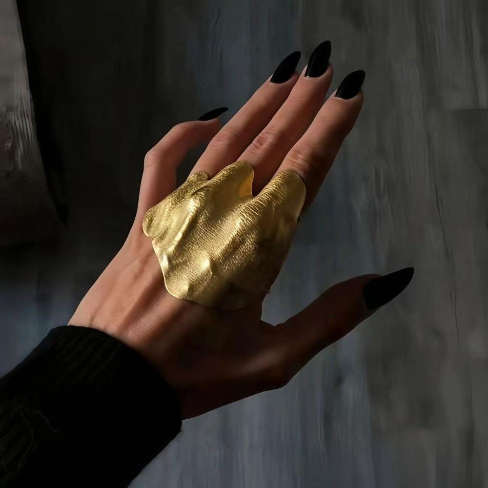 Funny Irregular Ring Exquisite Finger Accessories Creative Wrinkled Joint Ring Women Men