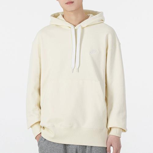 Nike Однотонная толстовка с вышитым логотипом, повседневная спортивная кофта для мужчин
