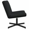 Swivel Chair Black 63 x 75 x 76 cm Fabric
