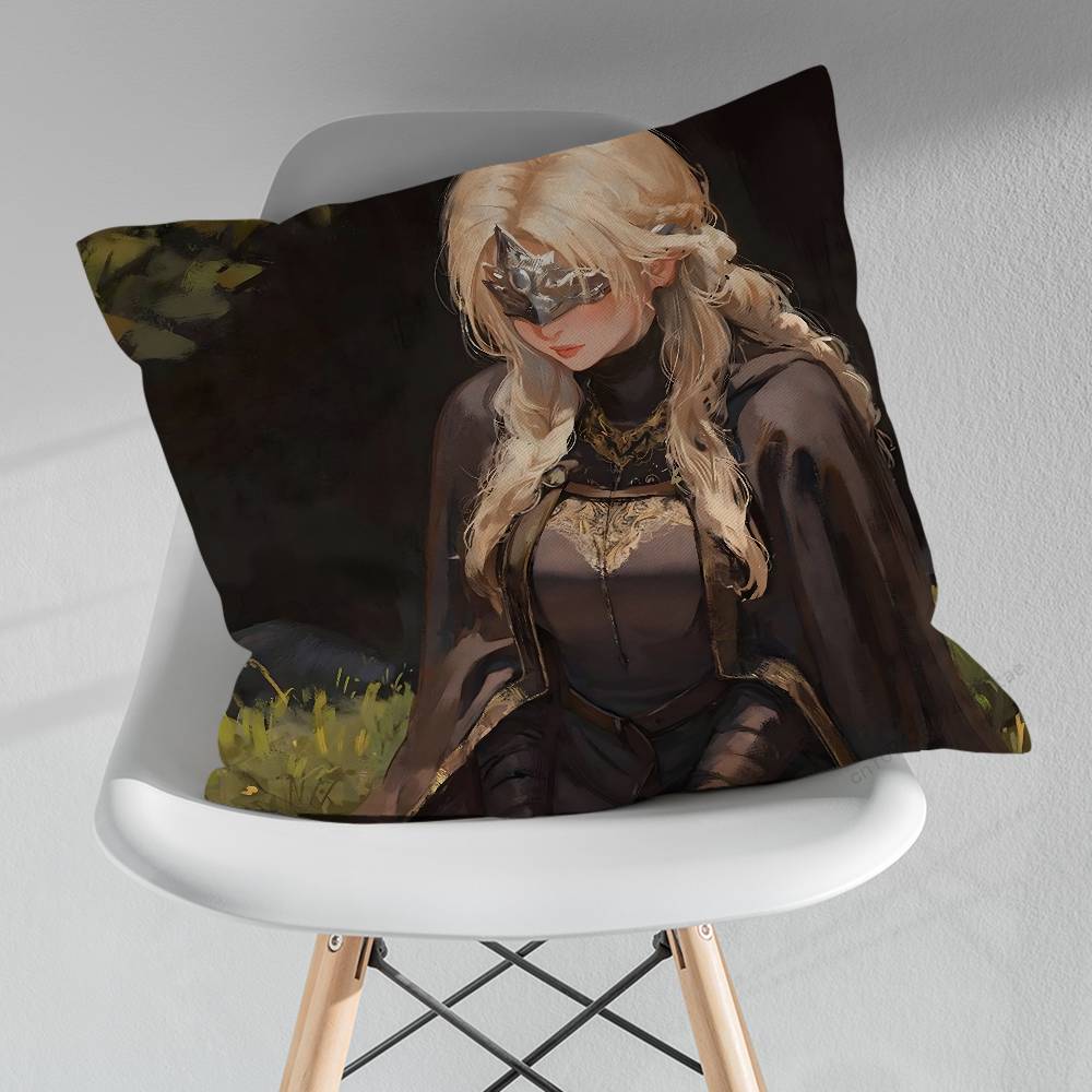 Cool DDark SSouls Game Throw Pillow Case Living Room Sofa Cushion Cover For Home Bedroom Decoration Protector
